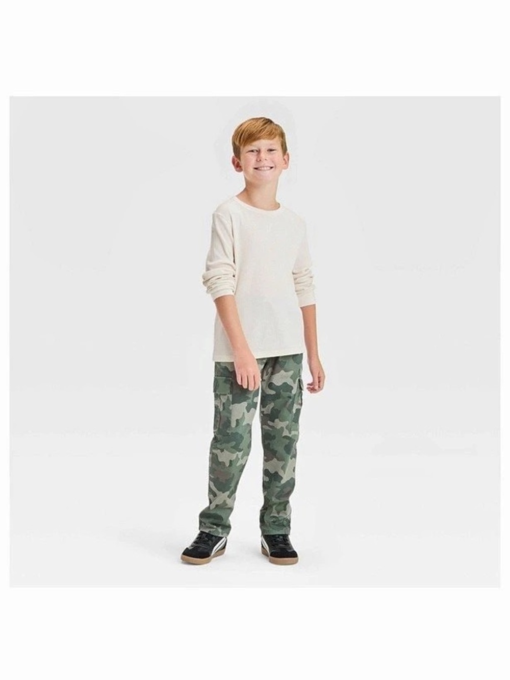 Boys Long Sleeve Shirt in White